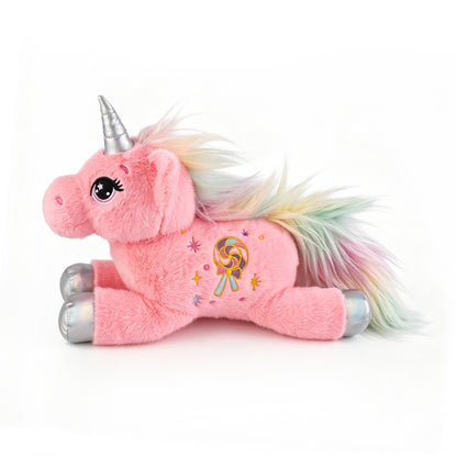 Georgie Porgy Unicorn Club Plush Peach Pink Lollipop Dottie
