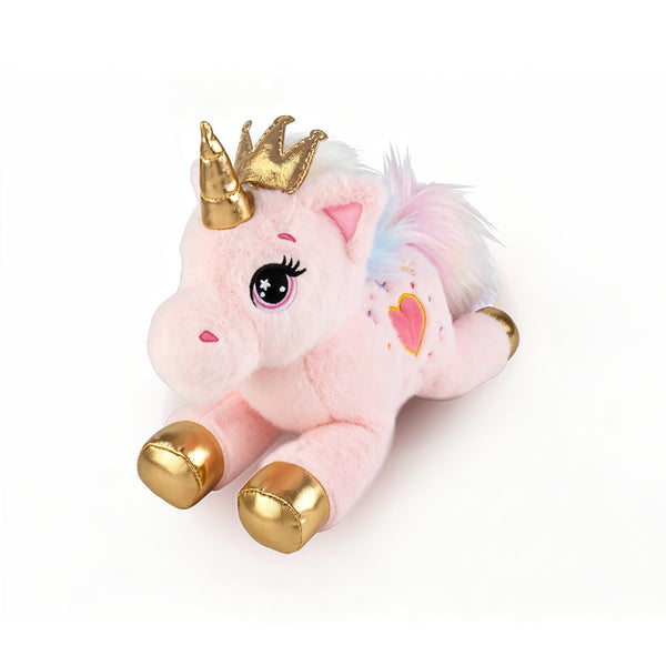 Georgie Porgy Unicorn Club Plush Light Pink Crown Vickey