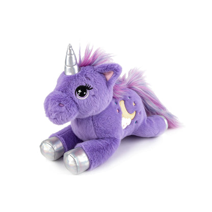 Georgie Porgy Unicorn Club Plush Purple Moon Luna