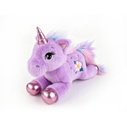 Georgie Porgy Unicorn Club Plush Lavender Flower Rosie
