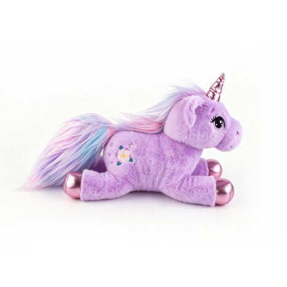 Georgie Porgy Unicorn Club Plush Lavender Flower Rosie