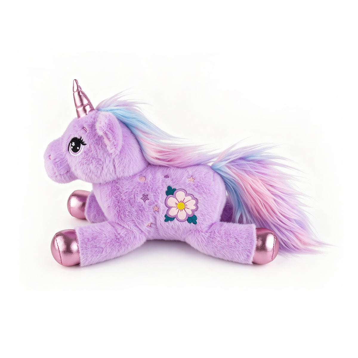 Georgie Porgy Unicorn Club Plush Lavender Flower Rosie