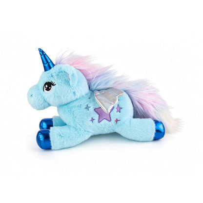 Georgie Porgy Unicorn Club Plush Sky Blue Wings Holly
