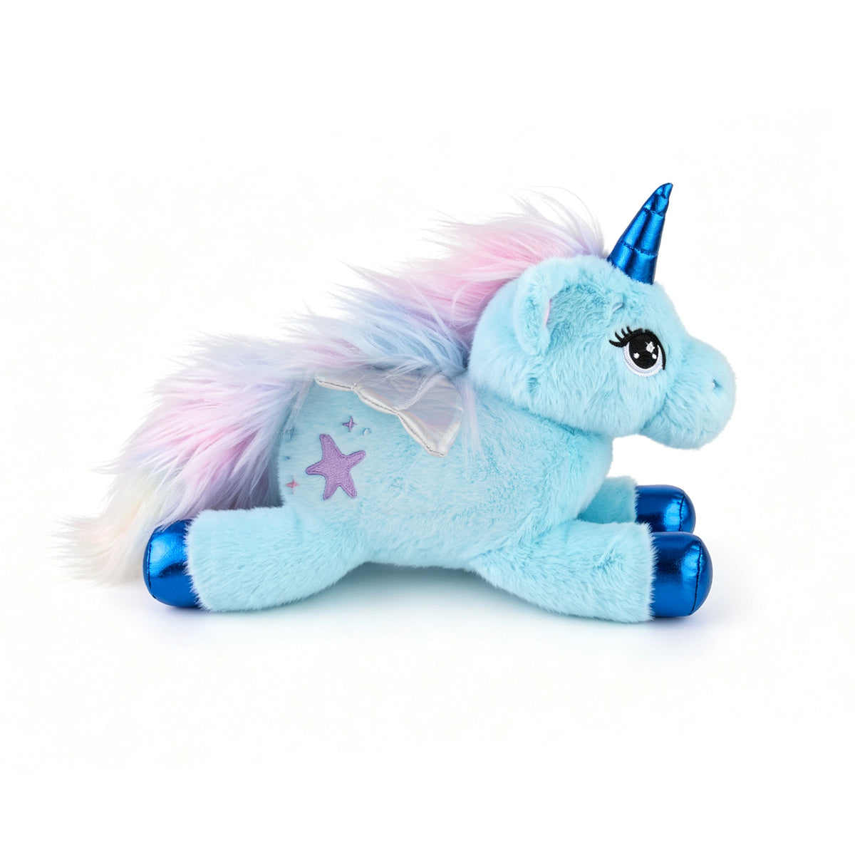 Georgie Porgy Unicorn Club Plush Sky Blue Wings Holly