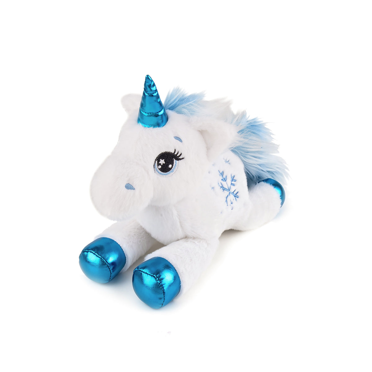 Georgie Porgy Unicorn Club Plush White Snowflake Flurry