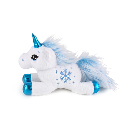 Georgie Porgy Unicorn Club Plush White Snowflake Flurry