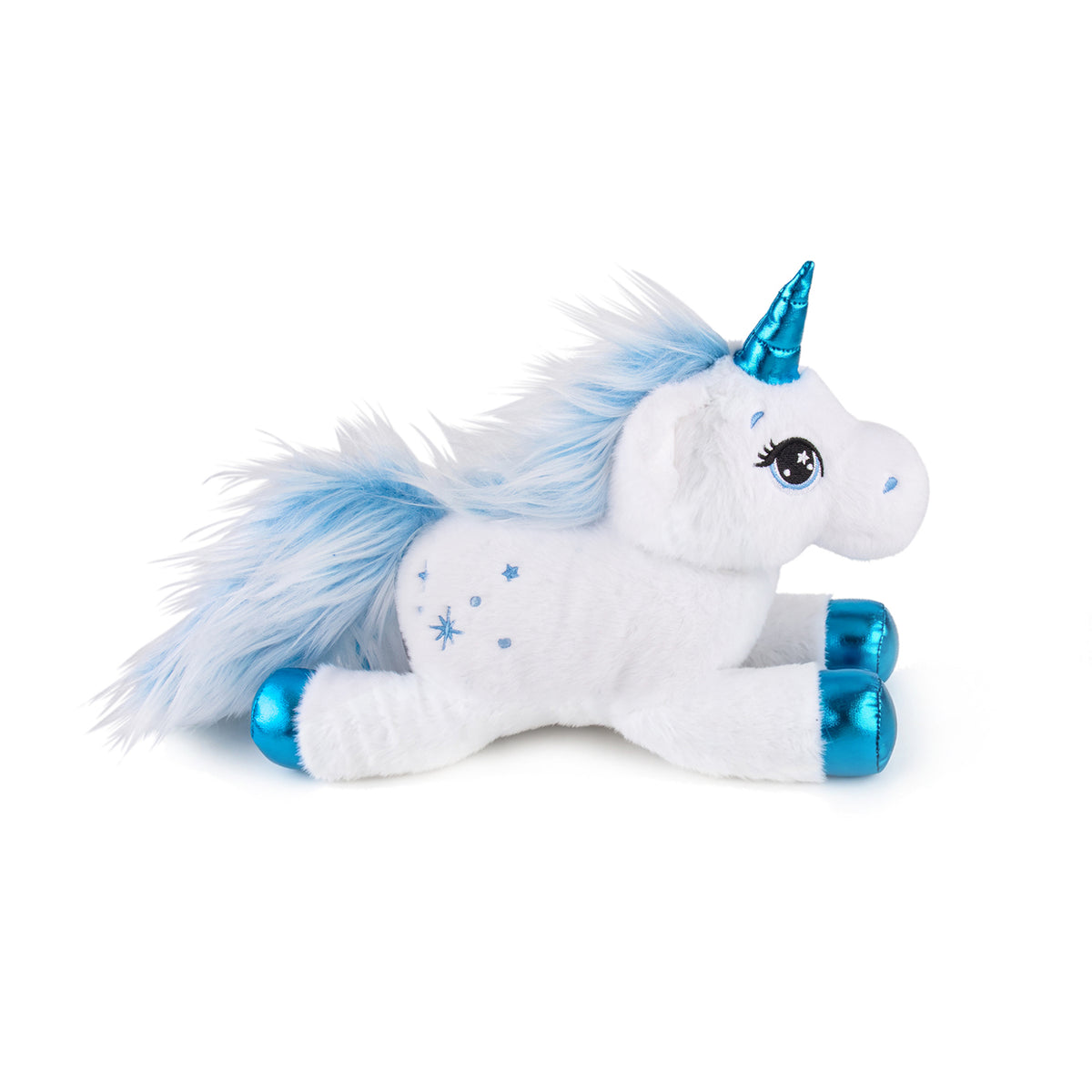 Georgie Porgy Unicorn Club Plush White Snowflake Flurry
