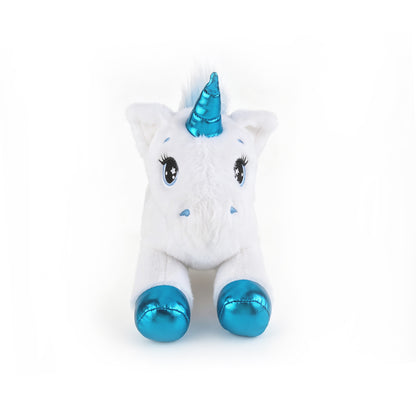 Georgie Porgy Unicorn Club Plush White Snowflake Flurry