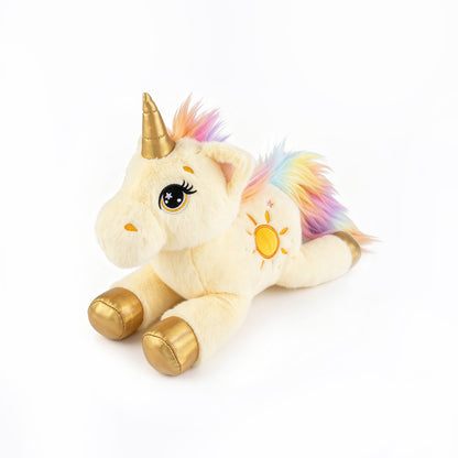 Georgie Porgy Unicorn Club Plush Yellow Sun Goldie