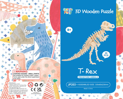 DIY Models Kits for Kids 3D Wooden Puzzle - JP203 Dinosaur