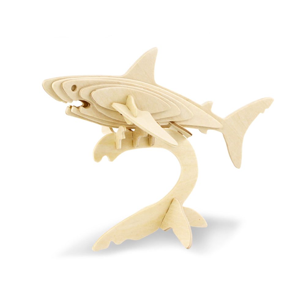 DIY Models Kits for Kids 3D Wooden Puzzle - JP229 Shark