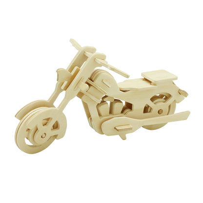 DIY Models Kits for Kids 3D Wooden Puzzle - JP260 Motorcycle