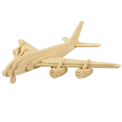 DIY Models Kits for Kids 3D Wooden Puzzle - JP270 Civil Airplane