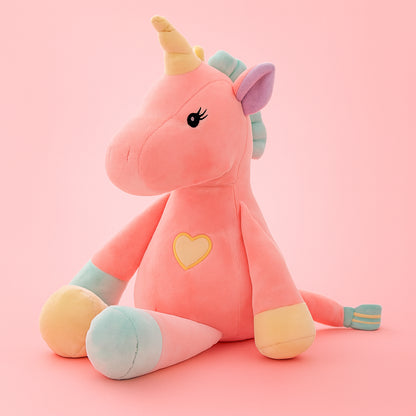 Plush Unicorn Toy Pink 13 Inch Teddy