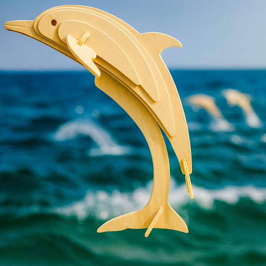 Robotime 3D Wooden Puzzle - JP296 Dolphin