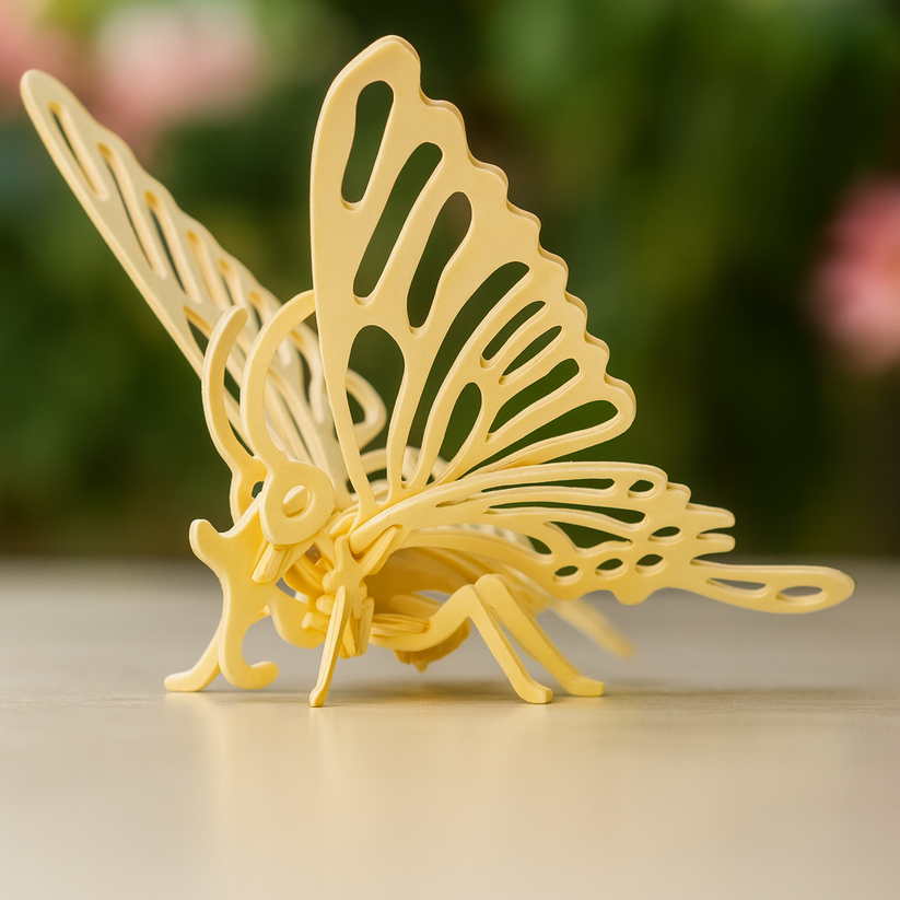 DIY Models Kits for Kids 3D Wooden Puzzle - JP204 Butterfly – GeorgiePorgy