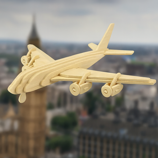 DIY Models Kits for Kids 3D Wooden Puzzle - Aircraft