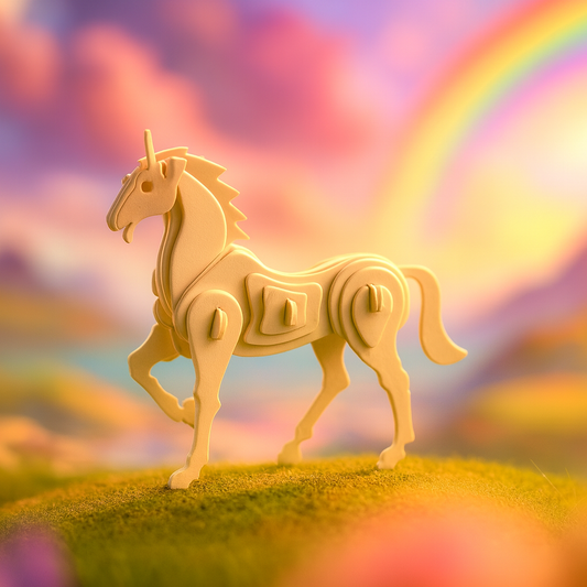 Robotime 3D Wooden Puzzle - JP257 Unicorn