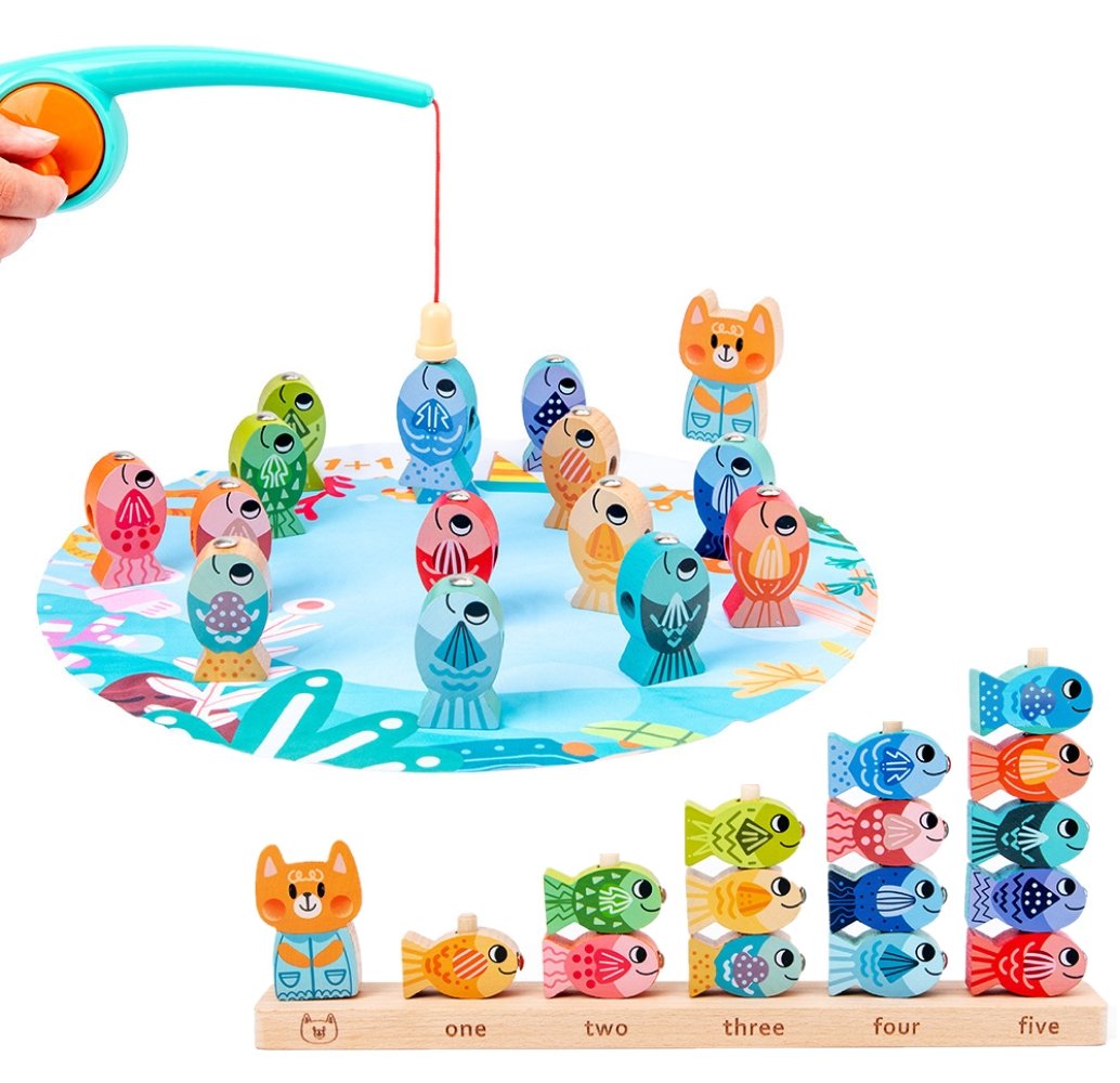 Toy Fishing & Math Game freeshipping - GeorgiePorgy