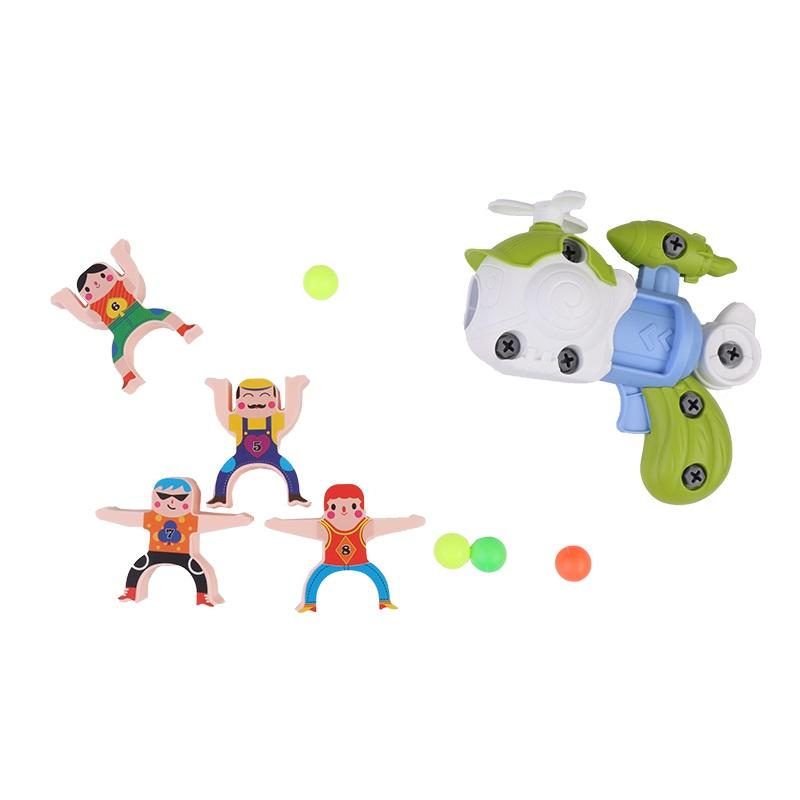 Toy Take Apart Shooting Game with Balance Stacking Figures freeshipping - GeorgiePorgy