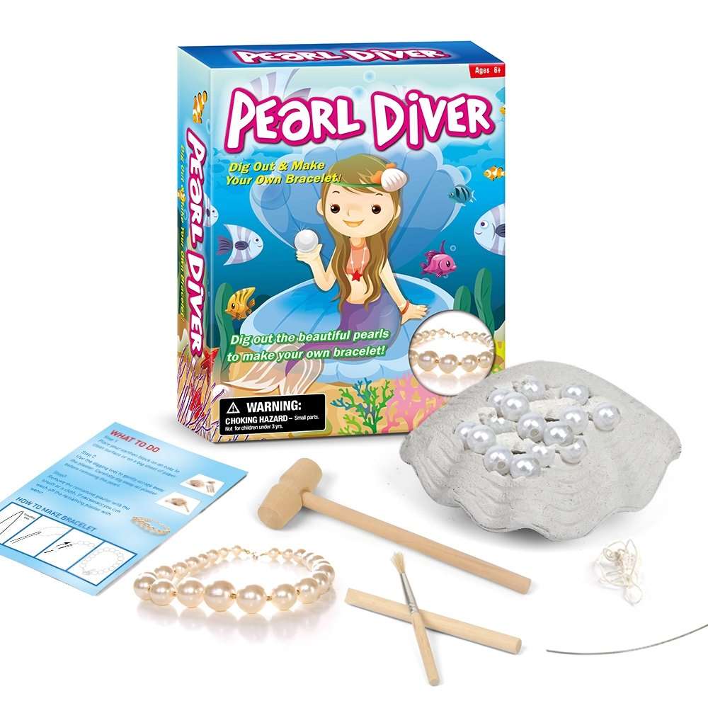 Dig Pearl Out & Bracelet Making Kit freeshipping - GeorgiePorgy