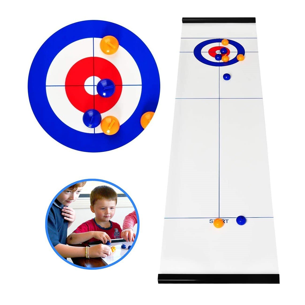 Tabletop Curling Game freeshipping - GeorgiePorgy