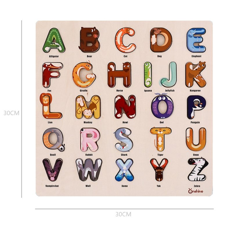 I Learn the Alphabet Puzzle freeshipping - GeorgiePorgy