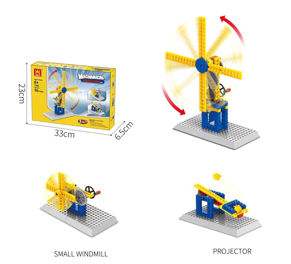 Windmill 3 in 1 Construction Set freeshipping - GeorgiePorgy