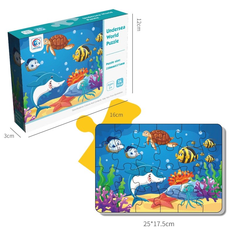 Happy Farm & Sea World Puzzles 2pk freeshipping - GeorgiePorgy