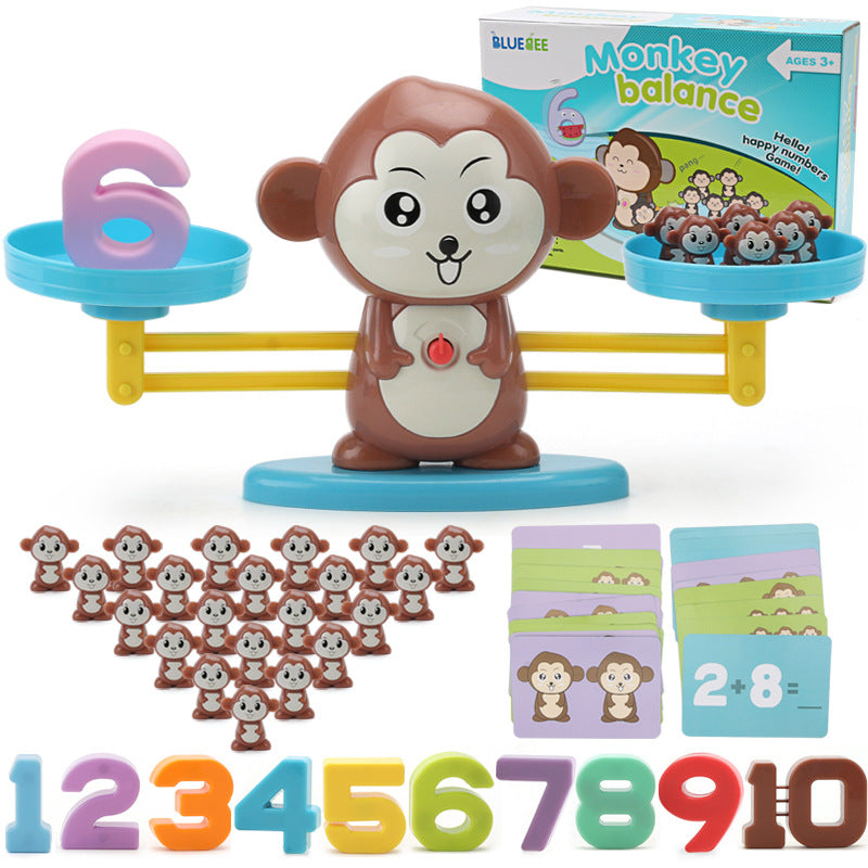 Rolling Monkey Balance Math Game