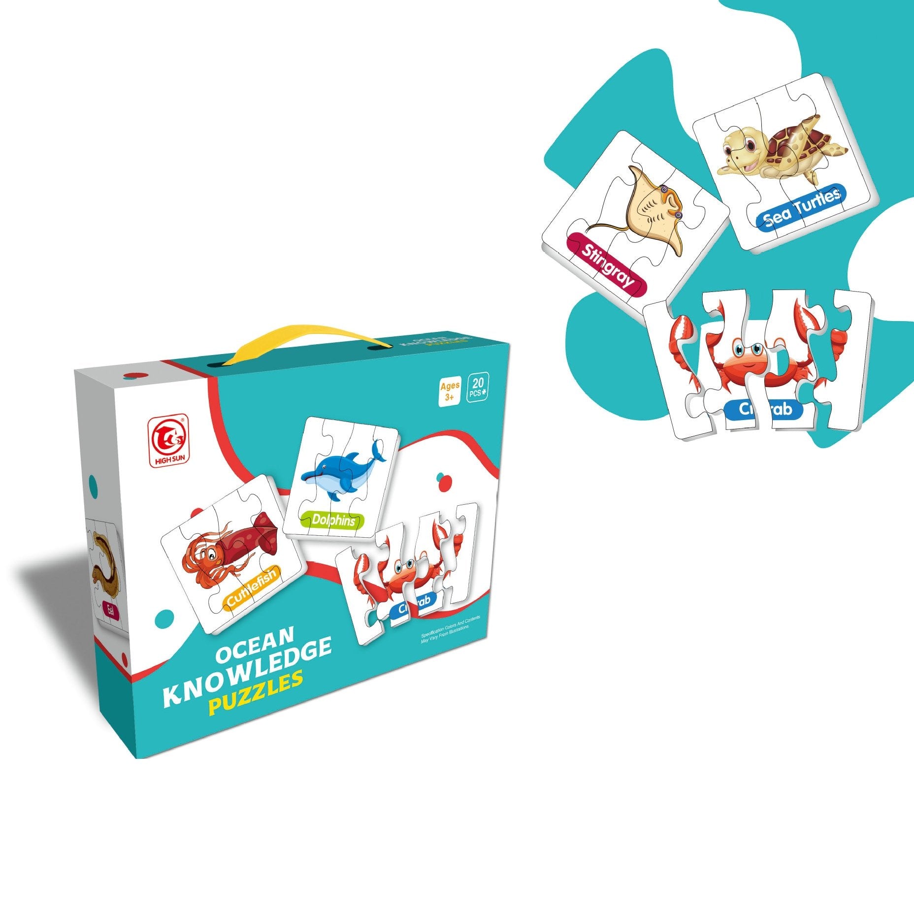 Toys Educational Paper Puzzle freeshipping - GeorgiePorgy