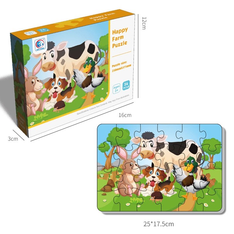 Happy Farm & Sea World Puzzles 2pk freeshipping - GeorgiePorgy