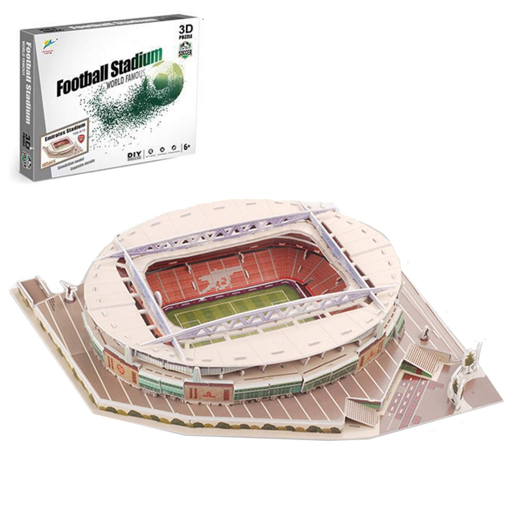 3D Emirates Stadium Jigsaw 105pcs freeshipping - GeorgiePorgy