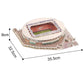 3D Emirates Stadium Jigsaw 105pcs freeshipping - GeorgiePorgy