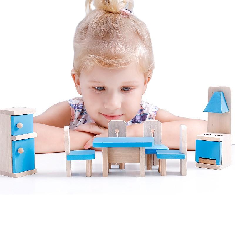 Miniature Dollhouse Furniture Pretend Toy freeshipping - GeorgiePorgy