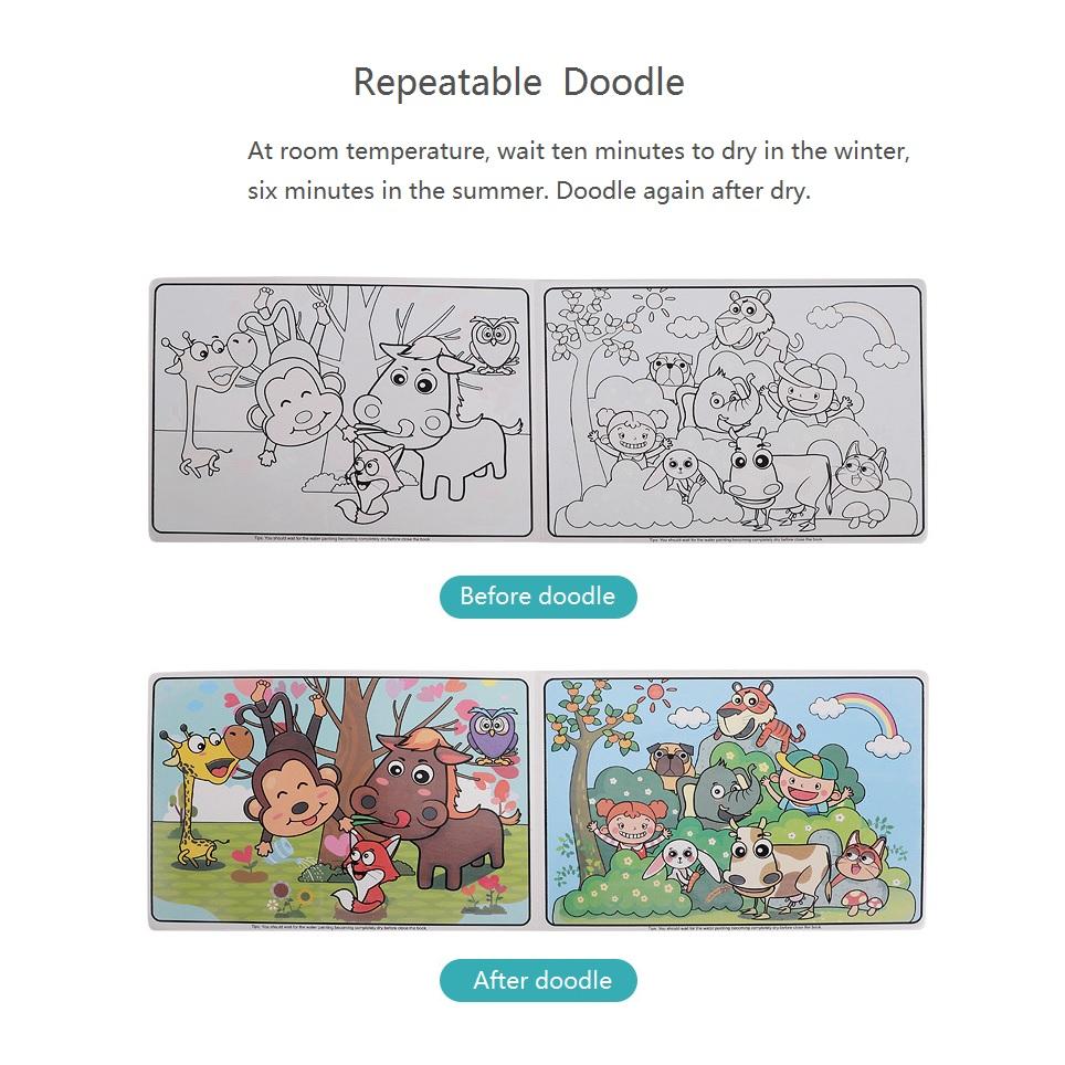 Water Magic Drawing Book freeshipping - GeorgiePorgy