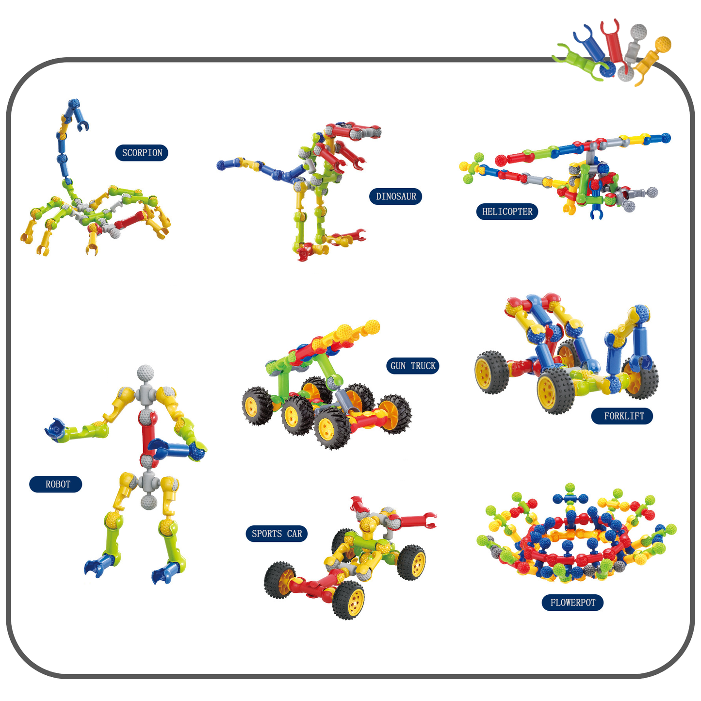 Skeleton Building Set 70pcs freeshipping - GeorgiePorgy