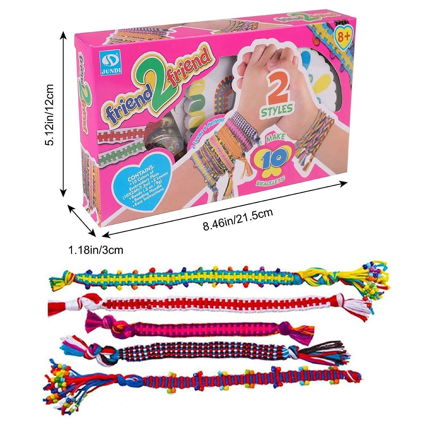 Kayannuo Clearance Friendship Bracelet Making Kit For 5-12 Year Old Girls,  Arts And Crafts For Kids - Christmas Or Birthday Gift - Walmart.com