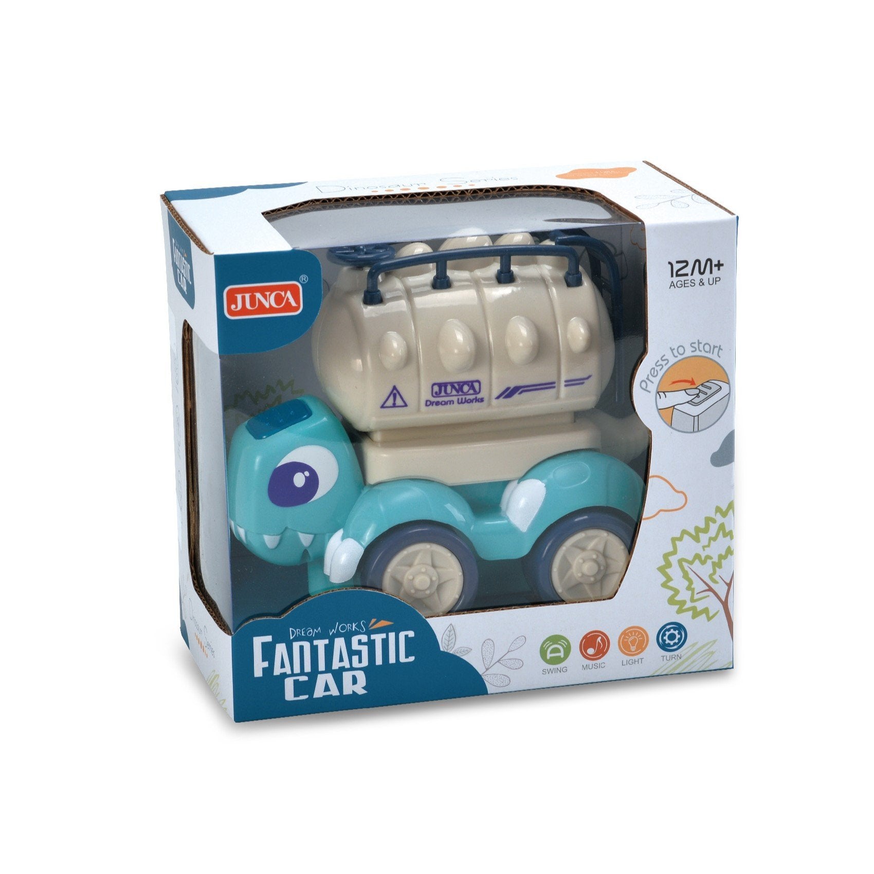 Toy Electric Dinosaur Car freeshipping - GeorgiePorgy