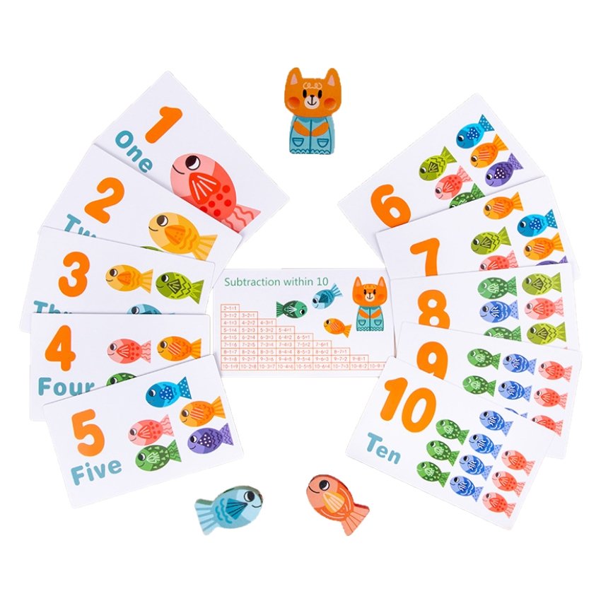 Toy Fishing & Math Game freeshipping - GeorgiePorgy