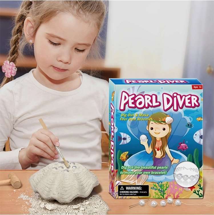 Dig Pearl Out & Bracelet Making Kit freeshipping - GeorgiePorgy