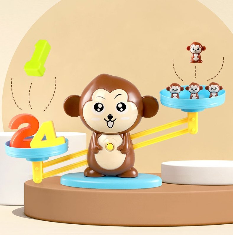 Rolling Monkey Balance Math Game freeshipping - GeorgiePorgy