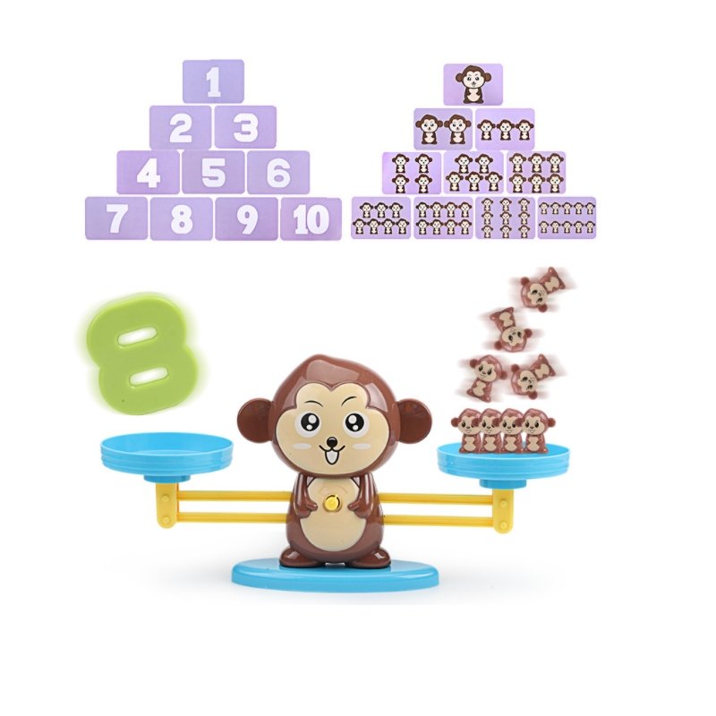 Rolling Monkey Balance Math Game freeshipping - GeorgiePorgy