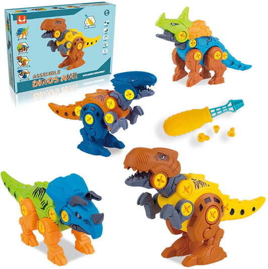 Pack of 4 Dinosaur Assembly Toys freeshipping - GeorgiePorgy