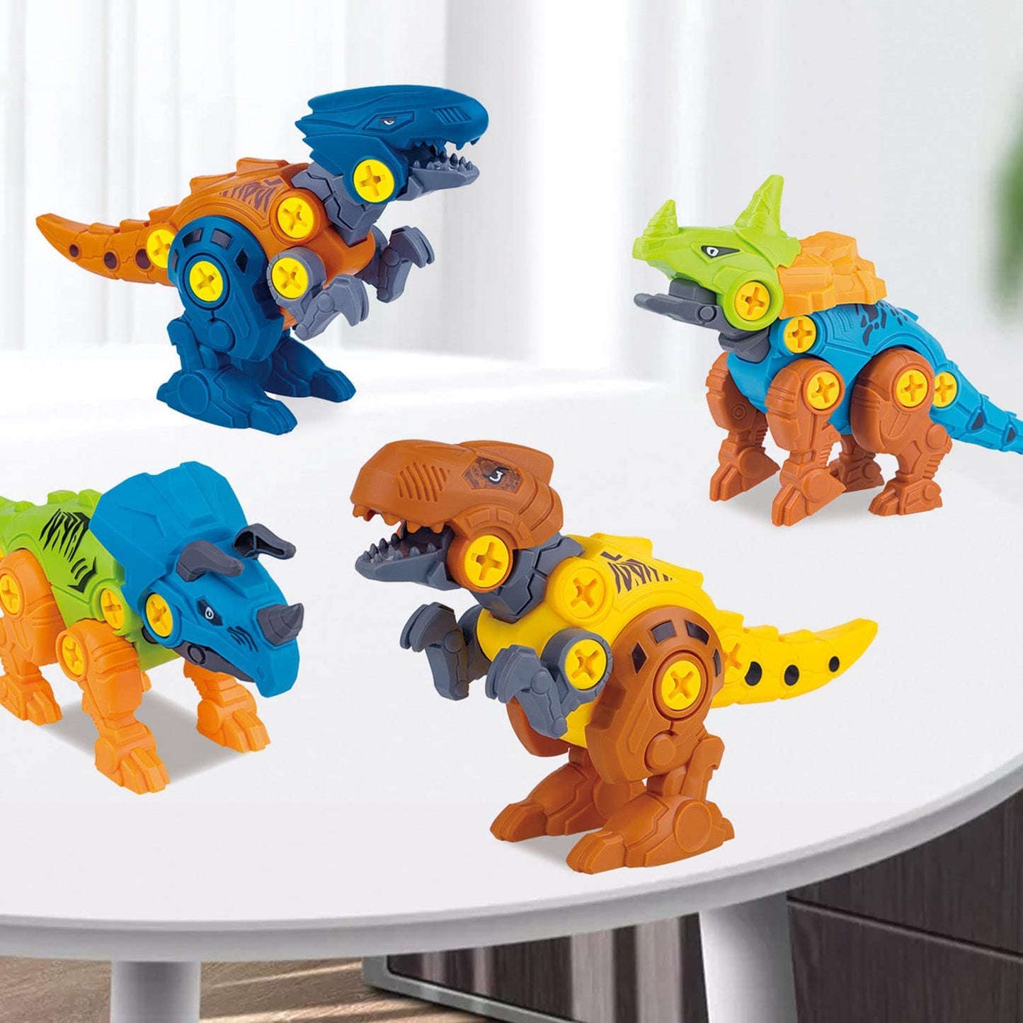 Pack of 4 Dinosaur Assembly Toys freeshipping - GeorgiePorgy