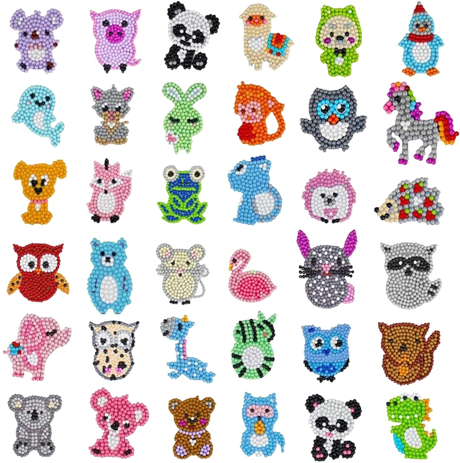 Diamond Painting Sticker DIY Kit - 36 Pack freeshipping - GeorgiePorgy