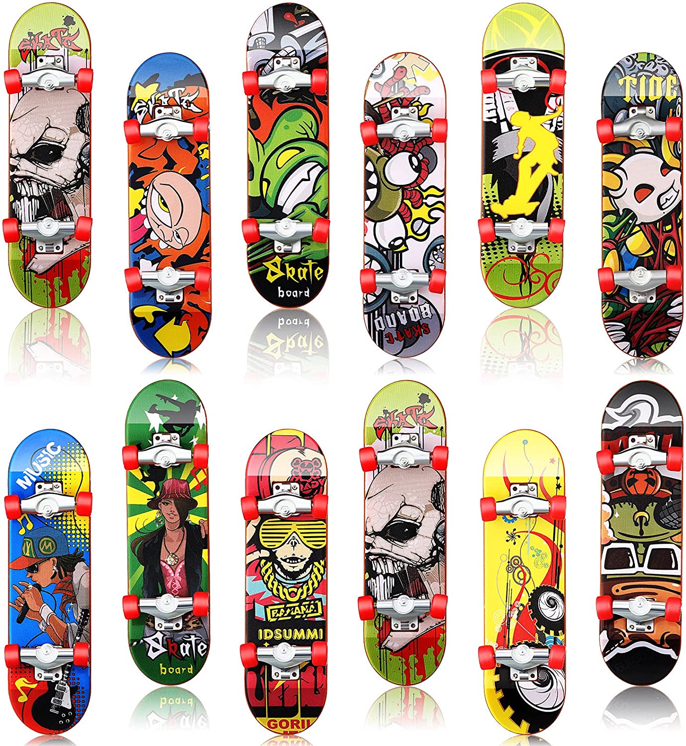 Finger Skateboards 8 in 1 - GeorgiePorgy