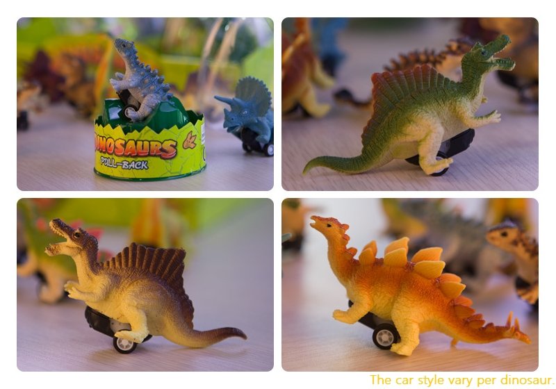 Toys Pull Back Dinosaur Cars freeshipping - GeorgiePorgy