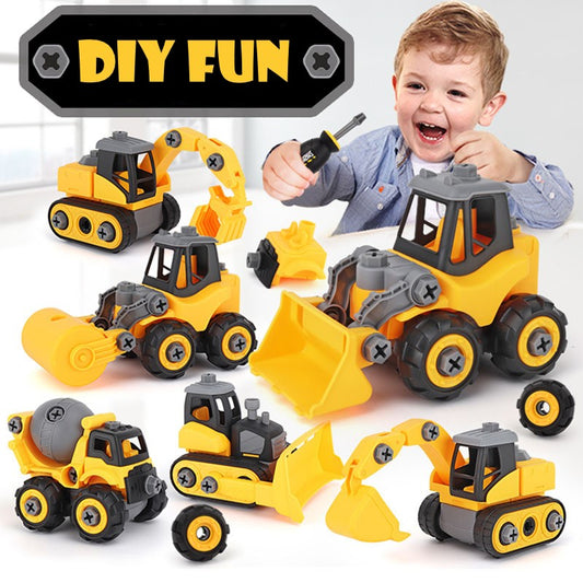 Toy Take Apart Construction Car Toy - GeorgiePorgy