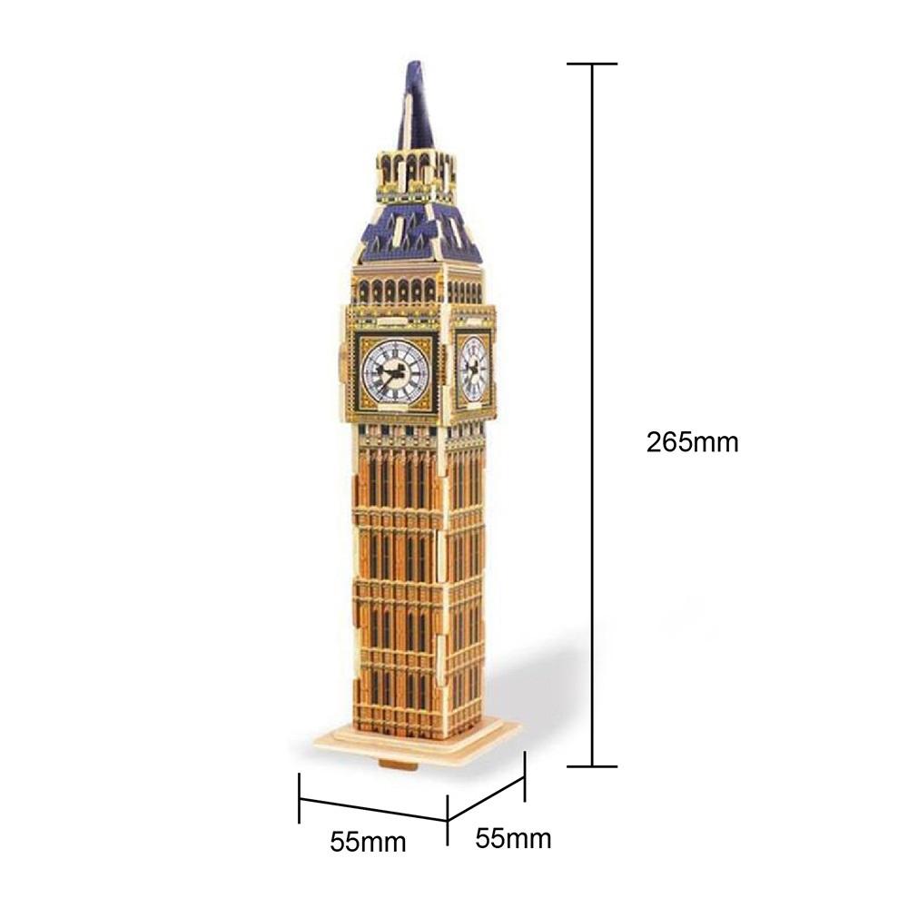 Robotime 3D wooden building puzzle-Big Ben freeshipping - GeorgiePorgy